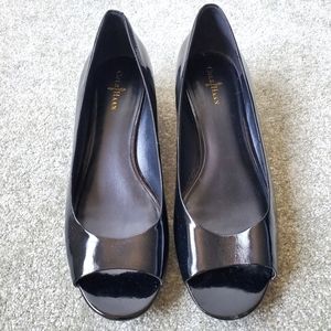 Cole Haan NikeAir Patent Leather Wedge - 9